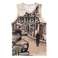Personalized Cuba Havana Basketball Jersey Libre Car Retro Style - Wonder Print Shop