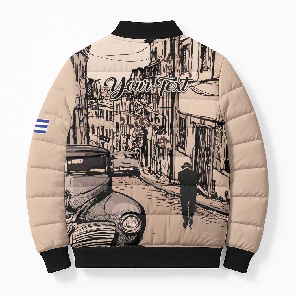 Personalized Cuba Havana Bomber Puffer Jacket Libre Car Retro Style - Wonder Print Shop