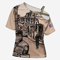 Personalized Cuba Havana Cross Shoulder Shirt Libre Car Retro Style - Wonder Print Shop