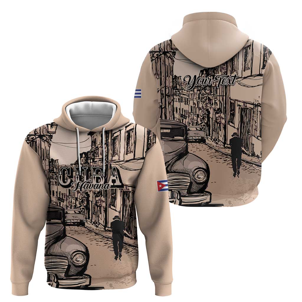 Personalized Cuba Havana Hoodie Libre Car Retro Style - Wonder Print Shop