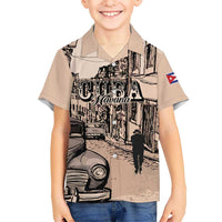Personalized Cuba Havana Kid Hawaiian Shirt Libre Car Retro Style - Wonder Print Shop