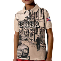 Personalized Cuba Havana Kid Polo Shirt Libre Car Retro Style - Wonder Print Shop