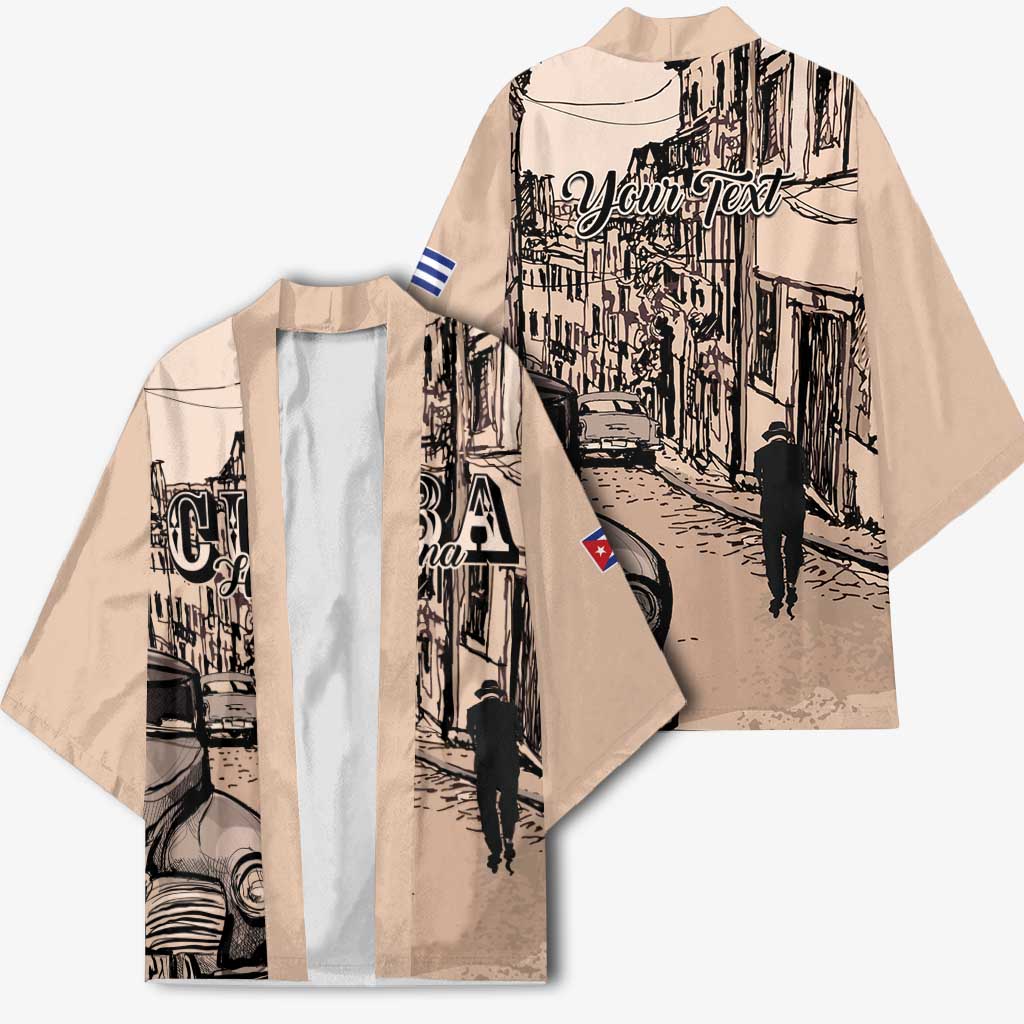 Personalized Cuba Havana Kimono Libre Car Retro Style - Wonder Print Shop
