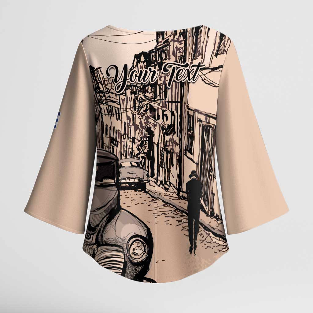 Personalized Cuba Havana Kimono Sleeve Blouse Libre Car Retro Style - Wonder Print Shop