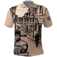 Personalized Cuba Havana Polo Shirt Libre Car Retro Style - Wonder Print Shop