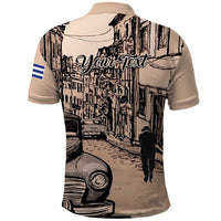 Personalized Cuba Havana Polo Shirt Libre Car Retro Style - Wonder Print Shop