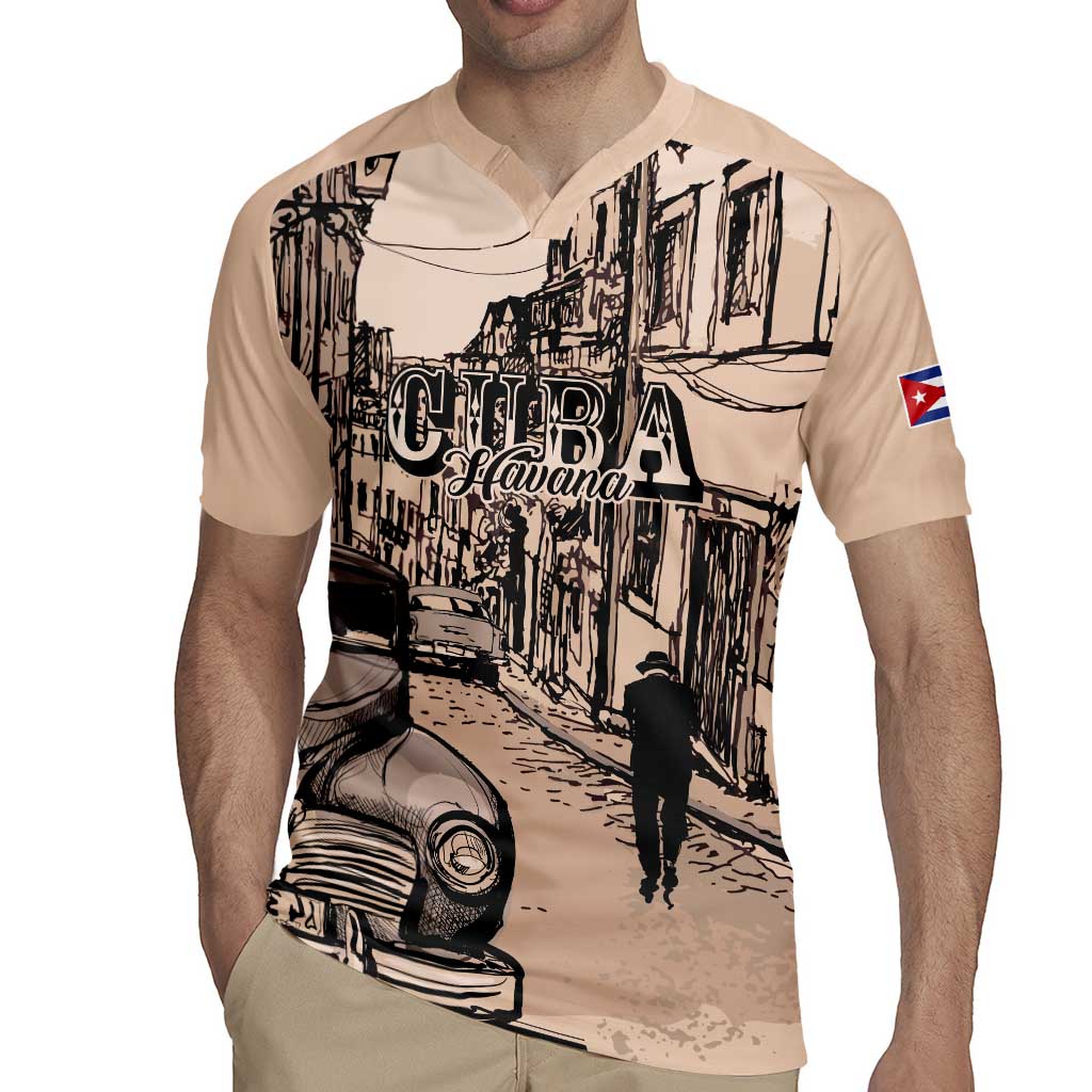 Personalized Cuba Havana Rugby Jersey Libre Car Retro Style - Wonder Print Shop