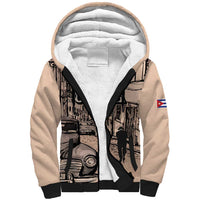 Personalized Cuba Havana Sherpa Hoodie Libre Car Retro Style - Wonder Print Shop