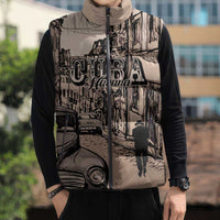 Personalized Cuba Havana Sleeveless Puffer Jacket Libre Car Retro Style - Wonder Print Shop