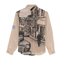 Personalized Cuba Havana Women Casual Shirt Libre Car Retro Style - Wonder Print Shop