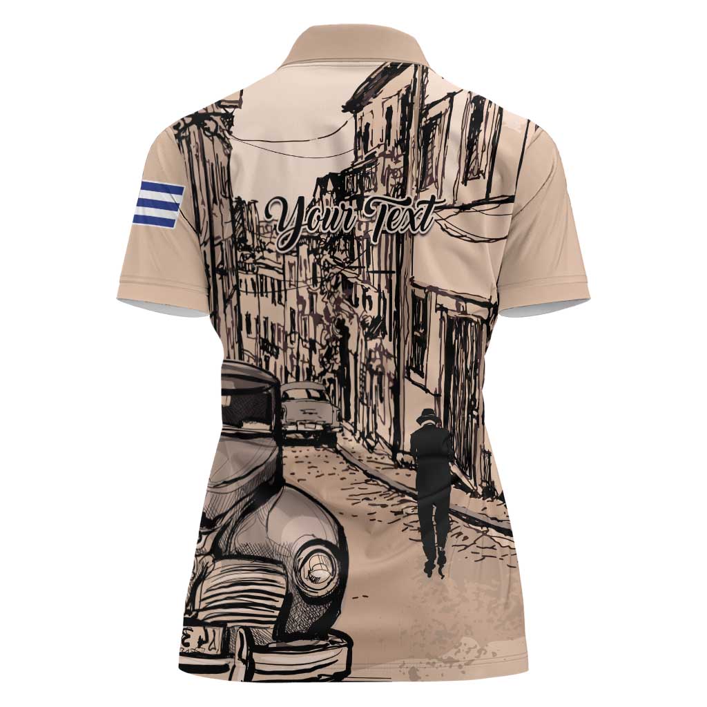Personalized Cuba Havana Women Polo Shirt Libre Car Retro Style - Wonder Print Shop