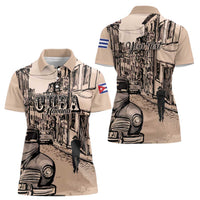 Personalized Cuba Havana Women Polo Shirt Libre Car Retro Style - Wonder Print Shop