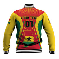 Ghana Football Baseball Jacket I Love Black Stars - Wonder Print Shop