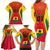 Ghana Football Family Matching Long Sleeve Bodycon Dress and Hawaiian Shirt I Love Black Stars