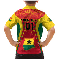 Ghana Football Family Matching Mermaid Dress and Hawaiian Shirt I Love Black Stars - Wonder Print Shop