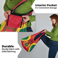 Ghana Football Grocery Bag I Love Black Stars