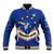 Cape Verde Football Baseball Jacket Come On Tubaroes Azuis - Wonder Print Shop