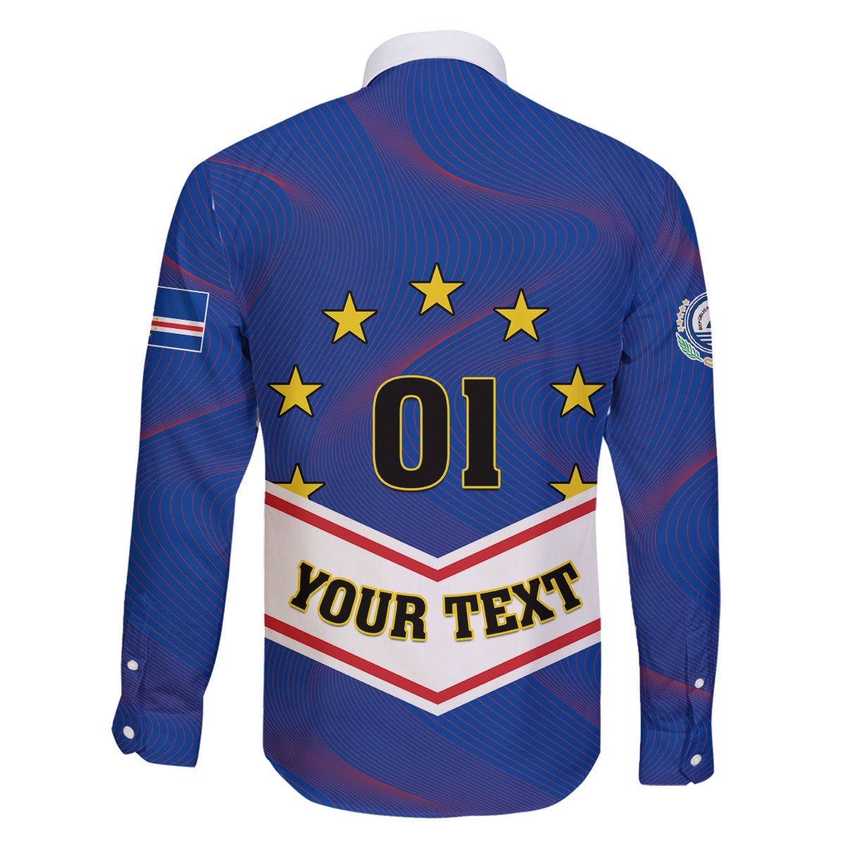 Cape Verde Football Family Matching Long Sleeve Bodycon Dress and Hawaiian Shirt Come On Tubaroes Azuis - Wonder Print Shop