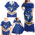 Cape Verde Football Family Matching Off Shoulder Maxi Dress and Hawaiian Shirt Come On Tubaroes Azuis - Wonder Print Shop