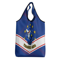 Cape Verde Football Grocery Bag Come On Tubaroes Azuis