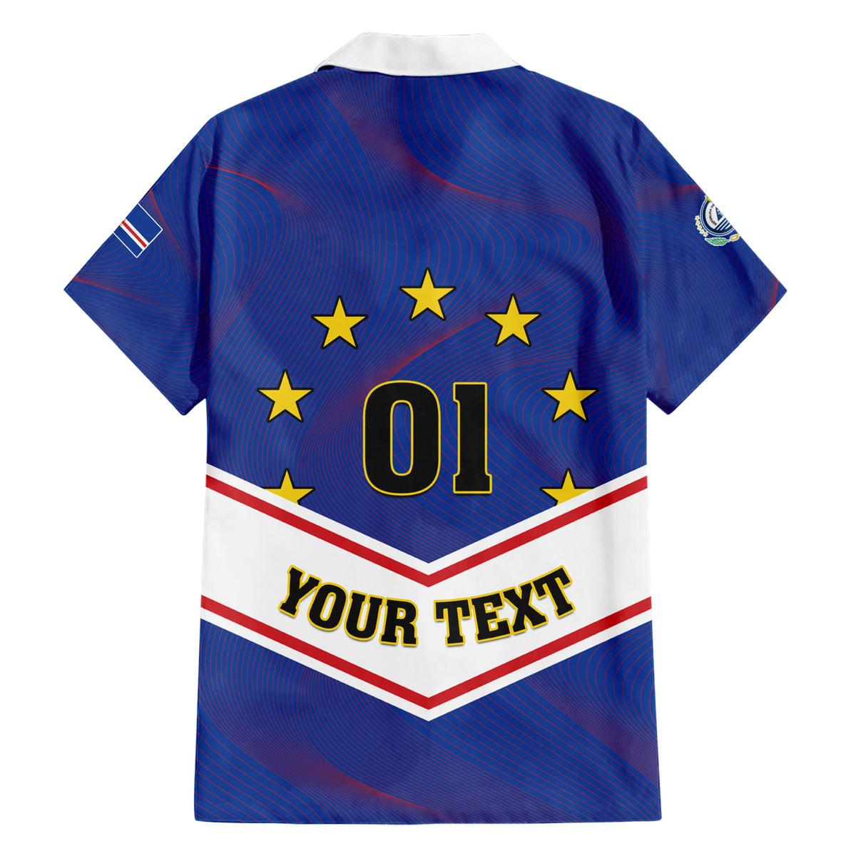 Cape Verde Football Hawaiian Shirt Come On Tubaroes Azuis - Wonder Print Shop