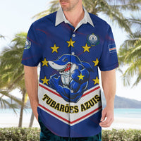 Cape Verde Football Hawaiian Shirt Come On Tubaroes Azuis - Wonder Print Shop