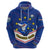 Cape Verde Football Hoodie Come On Tubaroes Azuis - Wonder Print Shop