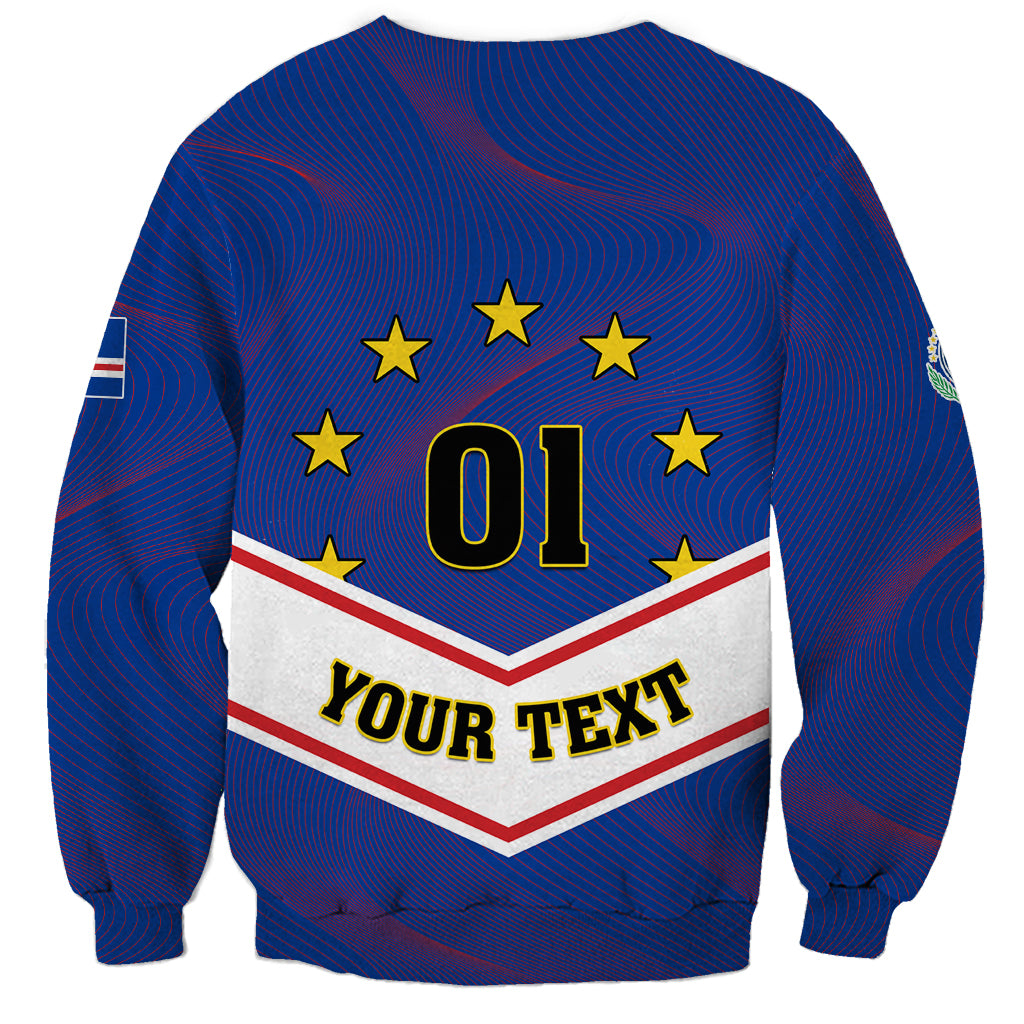 Cape Verde Football Sweatshirt Come On Tubaroes Azuis - Wonder Print Shop