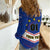 Cape Verde Football Women Casual Shirt Come On Tubaroes Azuis - Wonder Print Shop