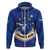 Cape Verde Football Zip Hoodie Come On Tubaroes Azuis - Wonder Print Shop