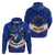 Cape Verde Football Zip Hoodie Come On Tubaroes Azuis - Wonder Print Shop