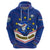 Cape Verde Football Zip Hoodie Come On Tubaroes Azuis - Wonder Print Shop
