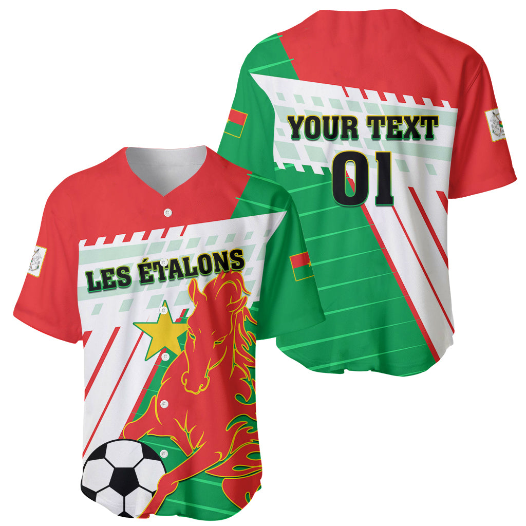 Burkina Faso Football Baseball Jersey Go Les Etalons - Wonder Print Shop