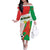 Burkina Faso Football Family Matching Off Shoulder Long Sleeve Dress and Hawaiian Shirt Go Les Etalons - Wonder Print Shop