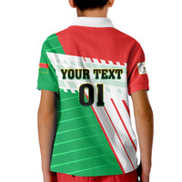 Burkina Faso Football Kid Polo Shirt Go Les Etalons - Wonder Print Shop