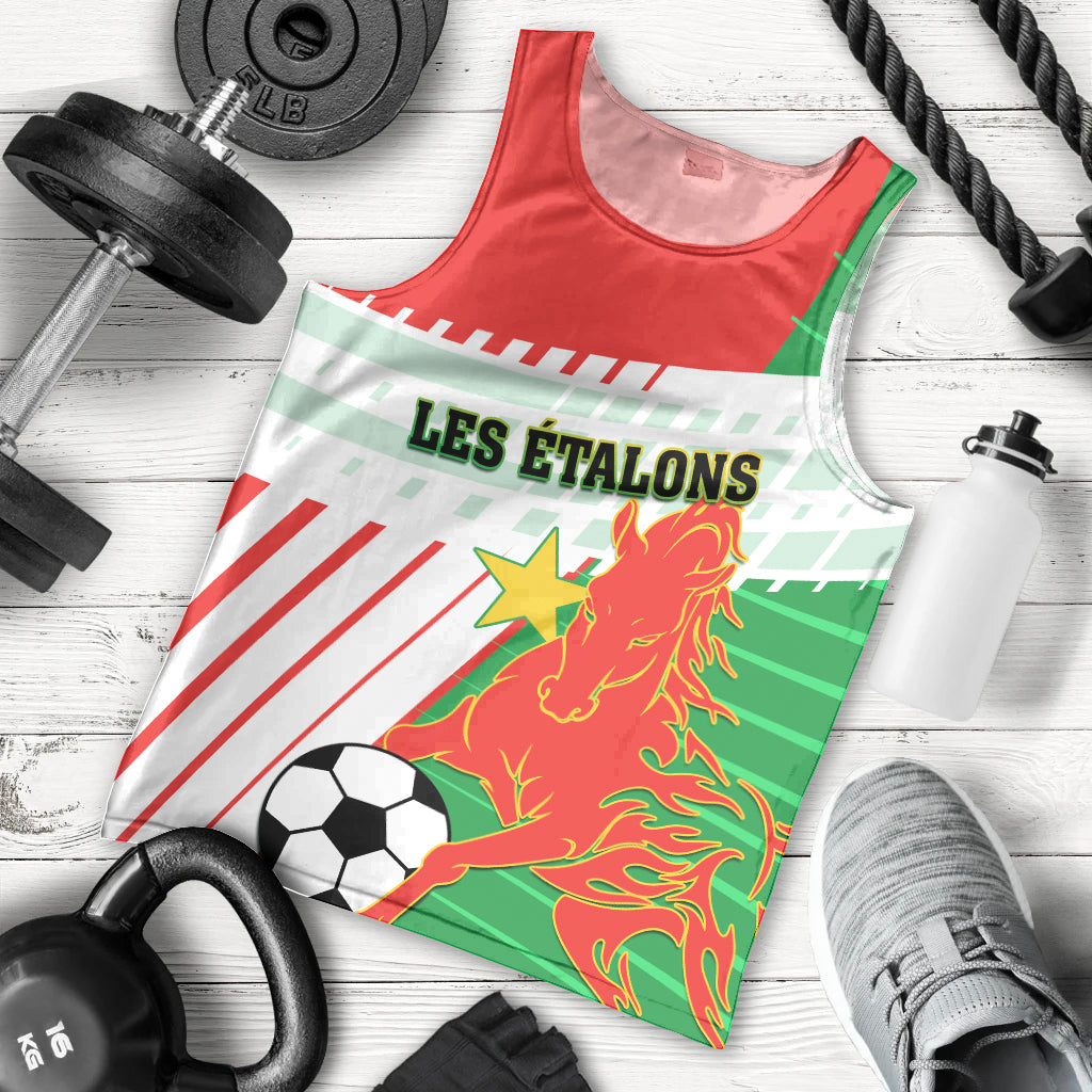 Burkina Faso Football Men Tank Top Go Les Etalons - Wonder Print Shop
