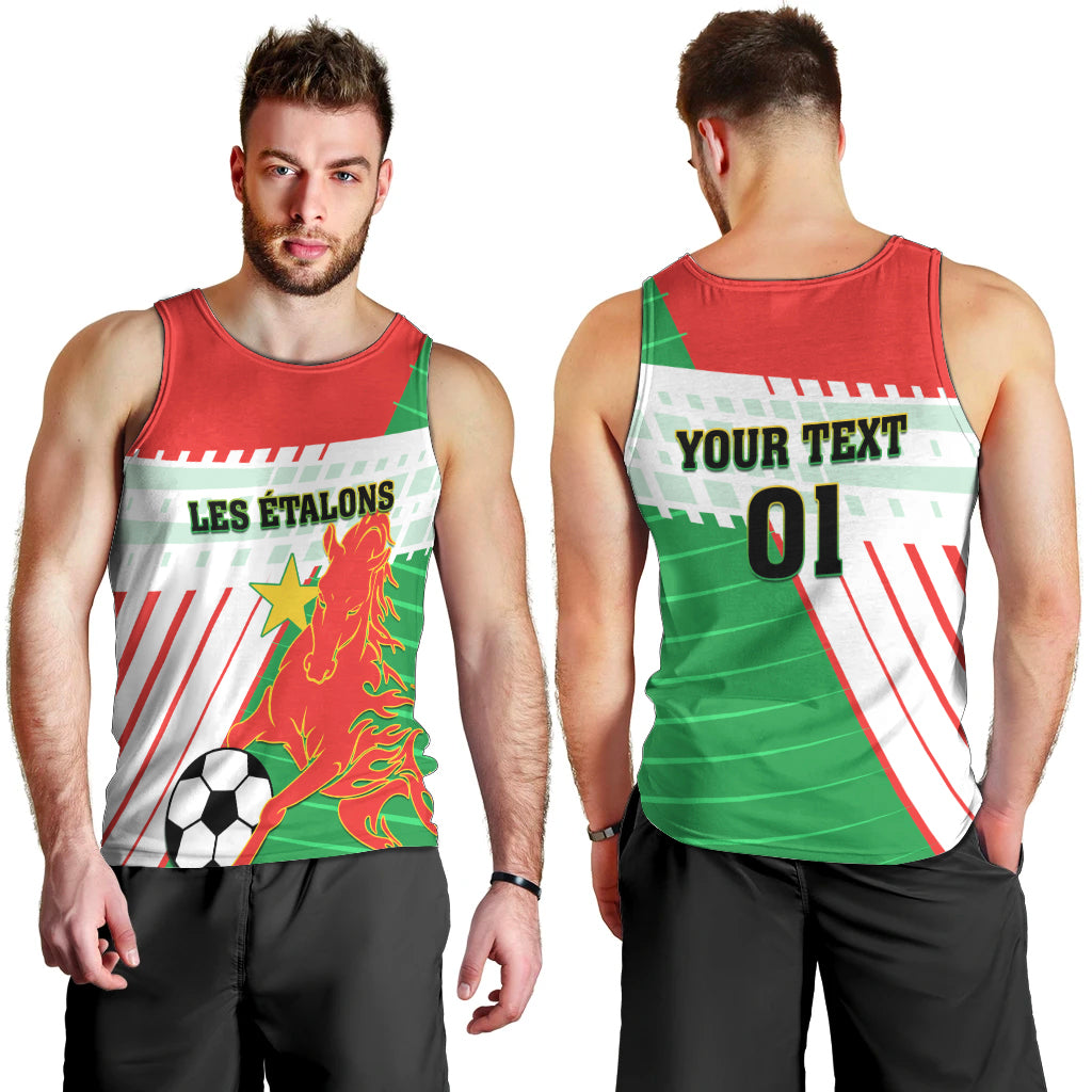 Burkina Faso Football Men Tank Top Go Les Etalons - Wonder Print Shop