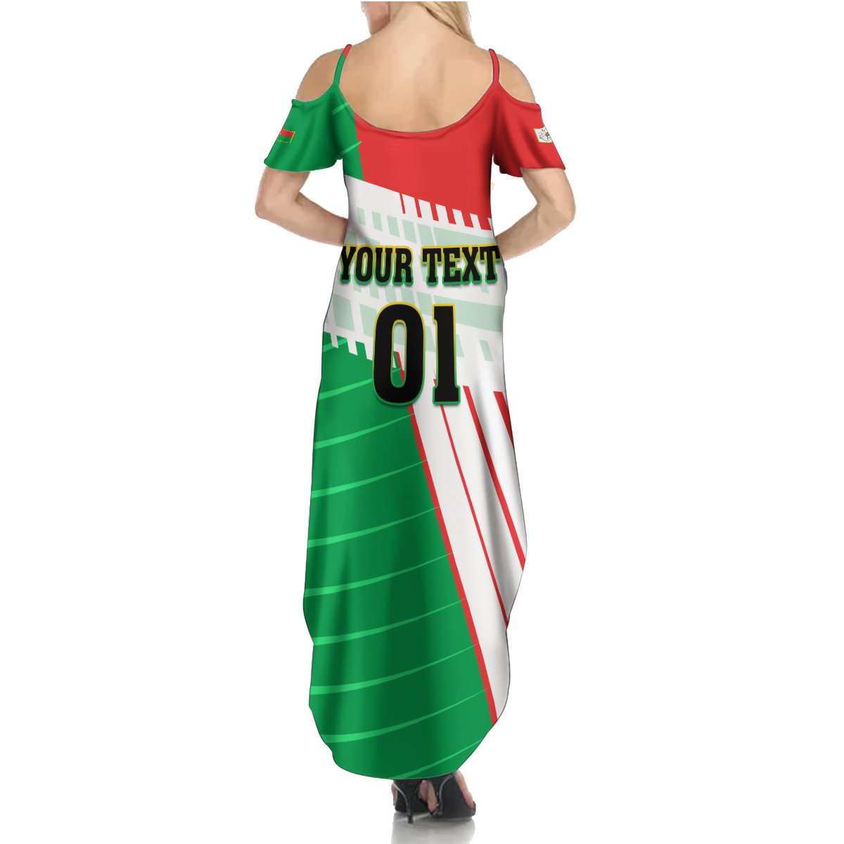 Burkina Faso Football Summer Maxi Dress Go Les Etalons - Wonder Print Shop