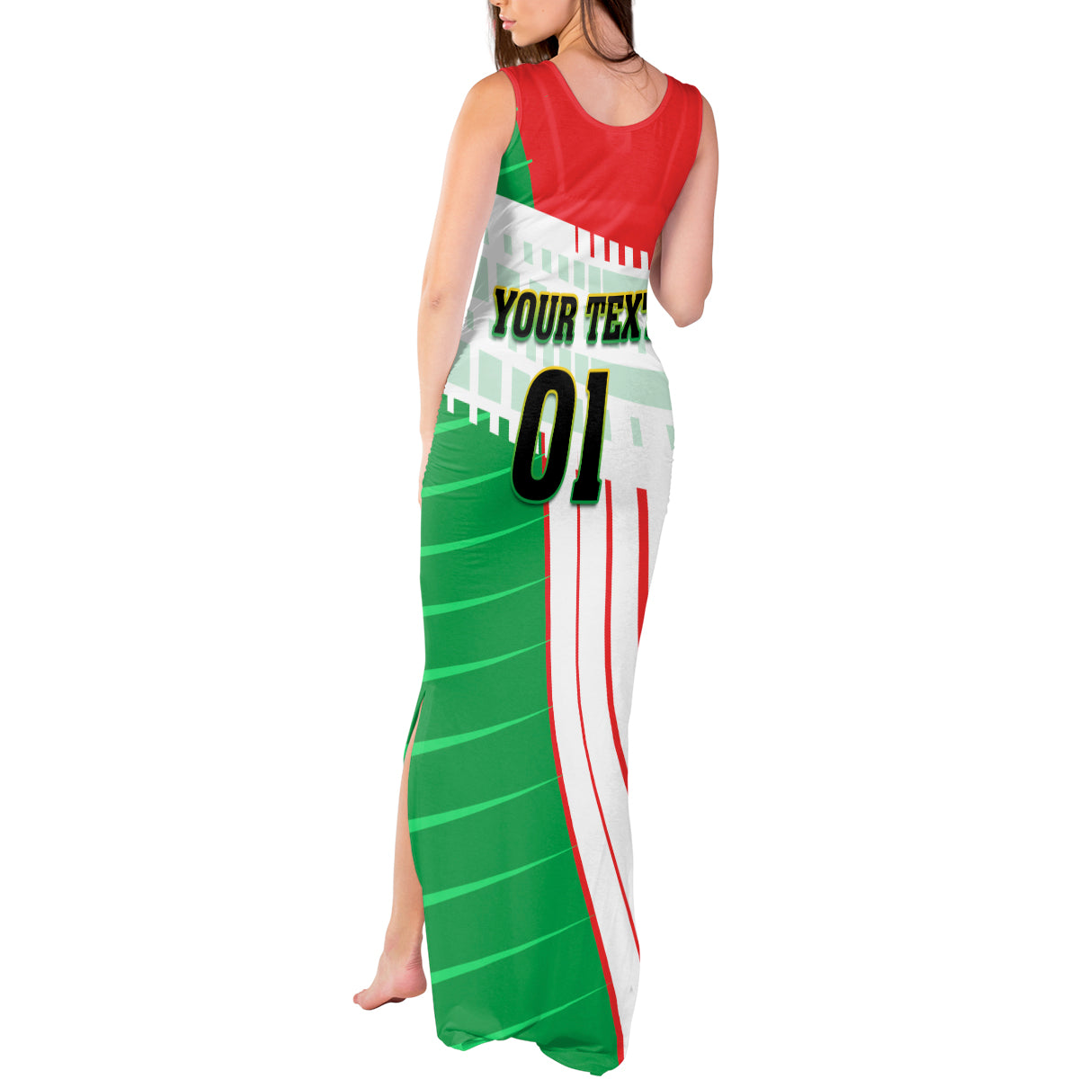 Burkina Faso Football Tank Maxi Dress Go Les Etalons - Wonder Print Shop