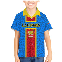 DR Congo Football Family Matching Mermaid Dress and Hawaiian Shirt Go Les Leopards - Wonder Print Shop