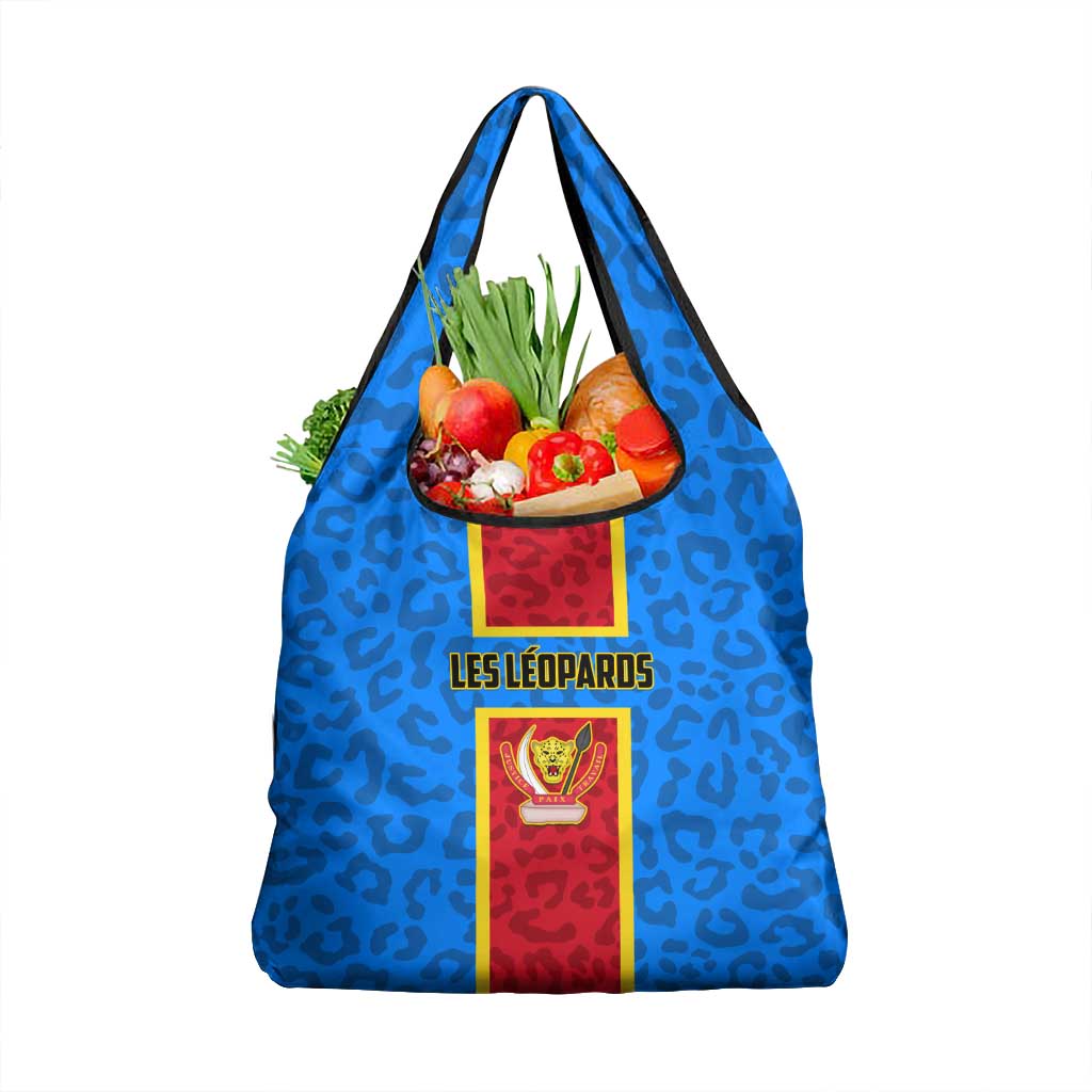DR Congo Football Grocery Bag Go Les Leopards