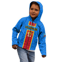DR Congo Football Kid Hoodie Go Les Leopards - Wonder Print Shop