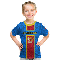 DR Congo Football Kid T Shirt Go Les Leopards - Wonder Print Shop