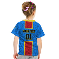 DR Congo Football Kid T Shirt Go Les Leopards - Wonder Print Shop