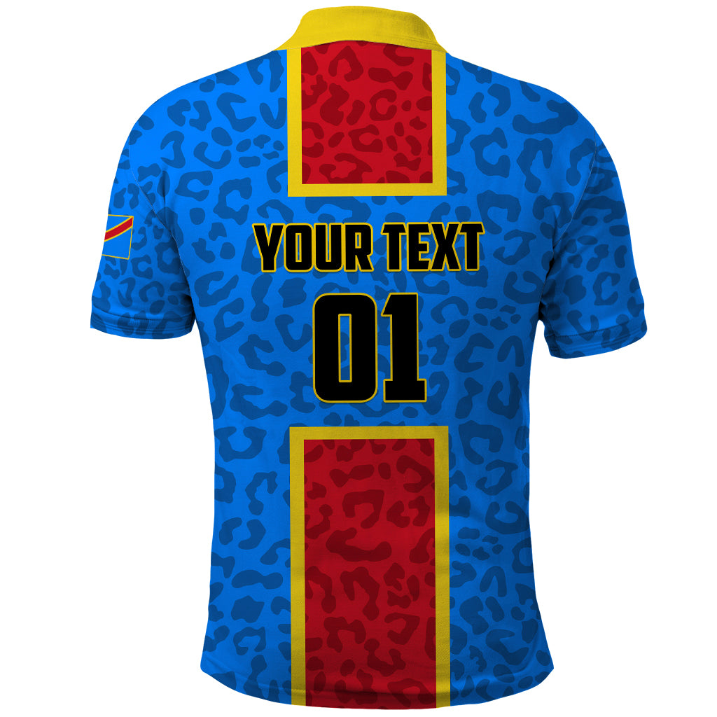 DR Congo Football Polo Shirt Go Les Leopards - Wonder Print Shop