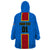 DR Congo Football Wearable Blanket Hoodie Go Les Leopards - Wonder Print Shop