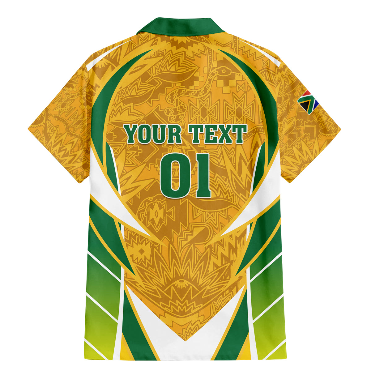 South Africa Soccer Family Matching Mermaid Dress and Hawaiian Shirt Come On Bafana Bafana - Wonder Print Shop