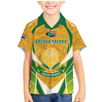 South Africa Soccer Family Matching Mermaid Dress and Hawaiian Shirt Come On Bafana Bafana - Wonder Print Shop