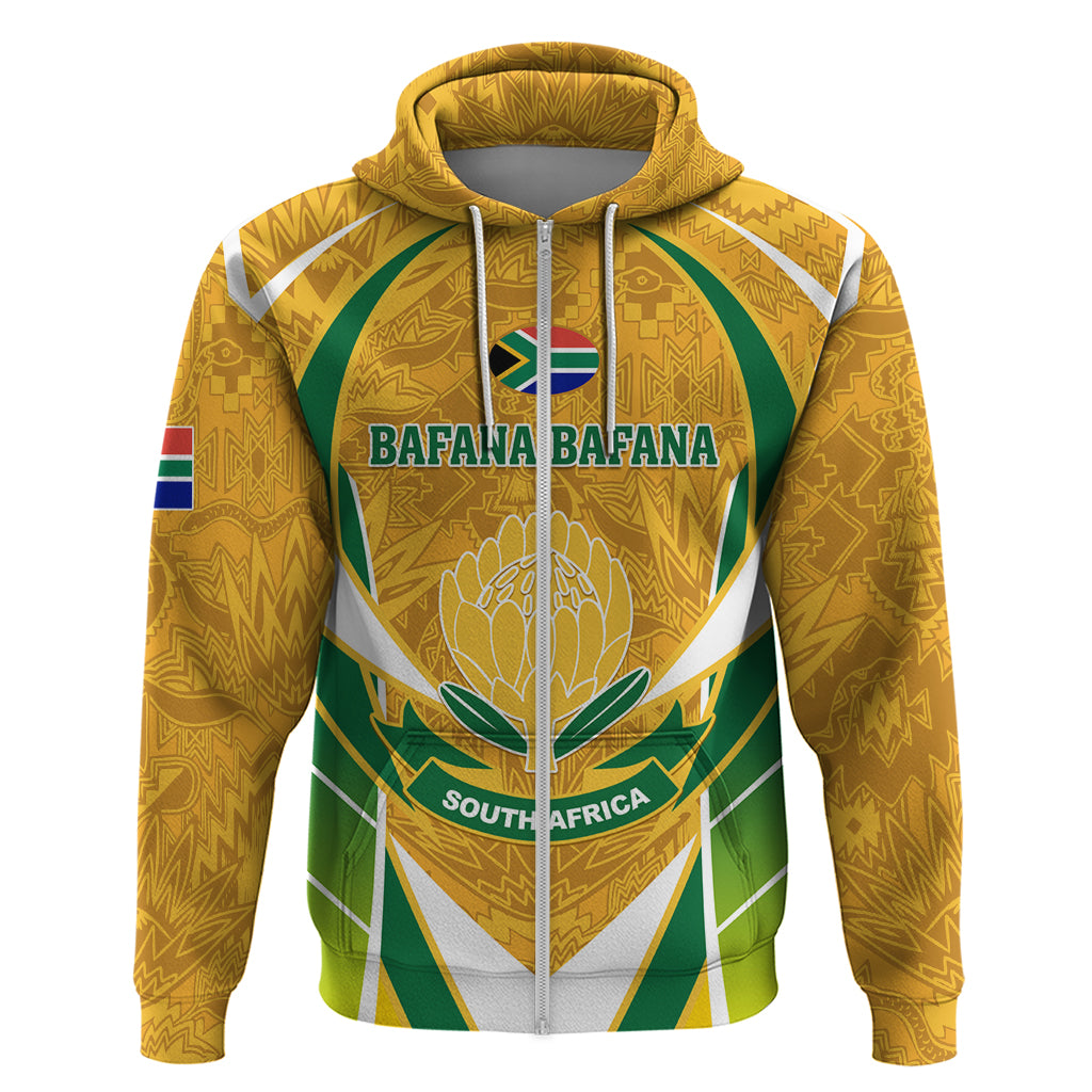 South Africa Soccer Hoodie Come On Bafana Bafana - Wonder Print Shop