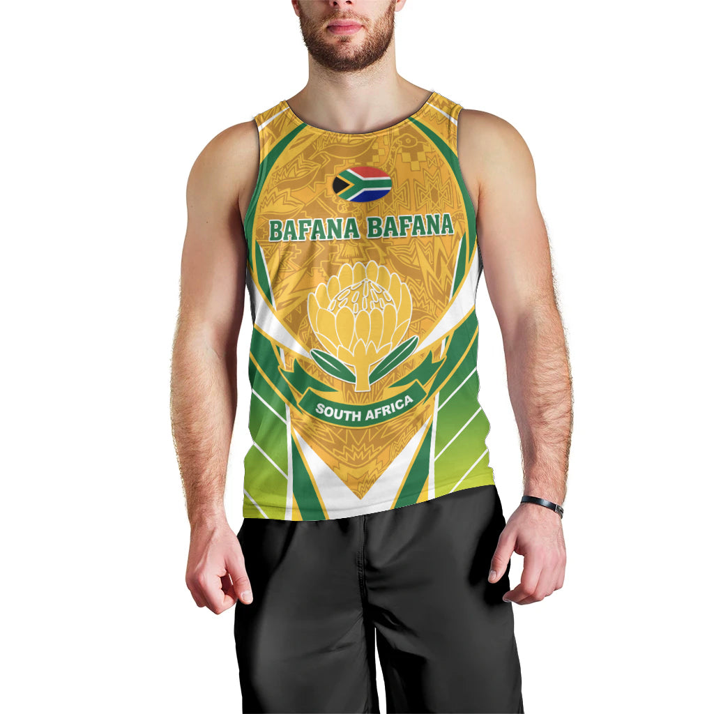 South Africa Soccer Men Tank Top Come On Bafana Bafana - Wonder Print Shop